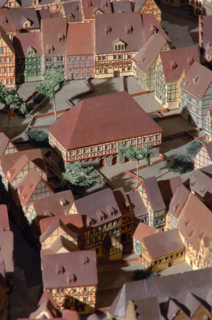 Ballhof im Jahr 1689 (Aufnahme des Stadtmodells 1689).